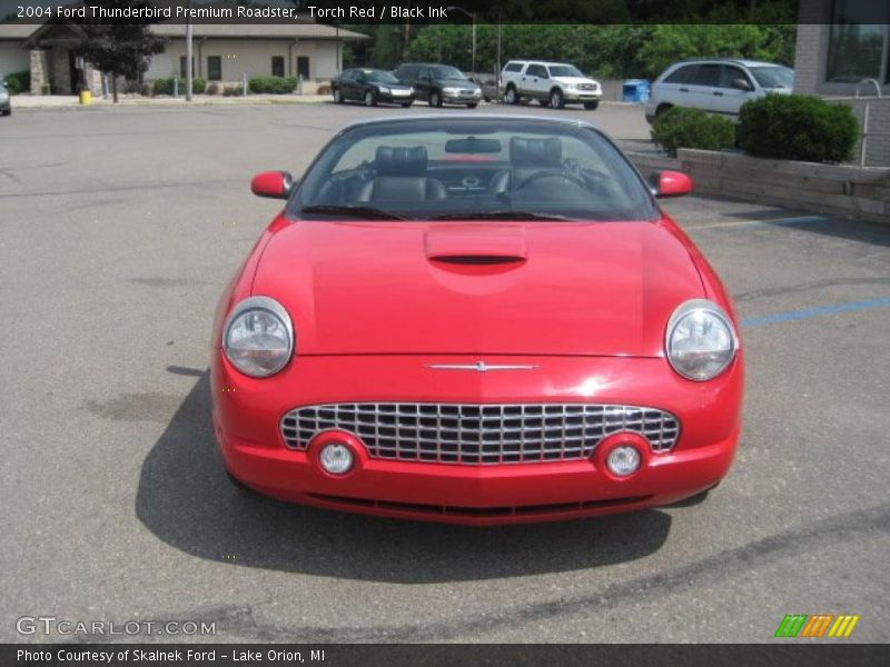 Torch Red / Black Ink 2004 Ford Thunderbird Premium Roadster