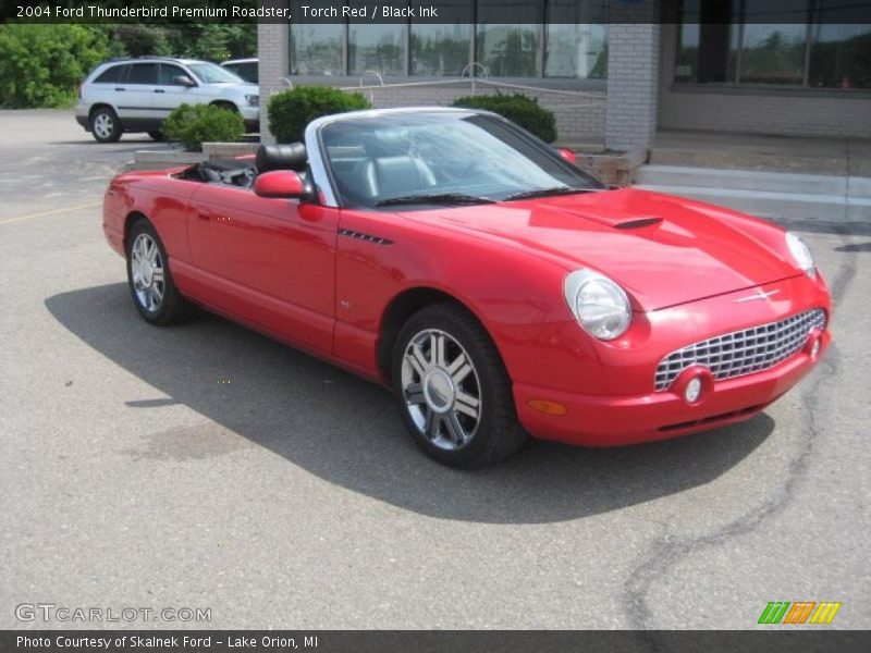 Torch Red / Black Ink 2004 Ford Thunderbird Premium Roadster