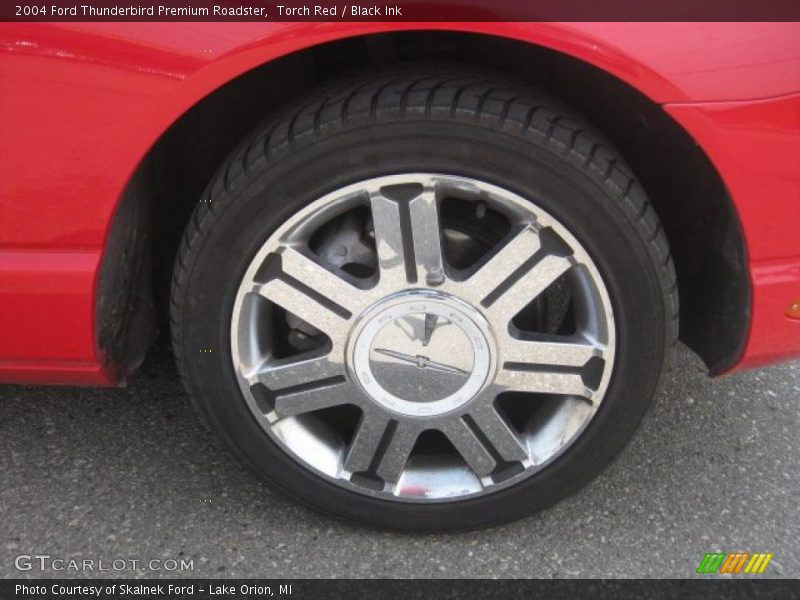 Torch Red / Black Ink 2004 Ford Thunderbird Premium Roadster