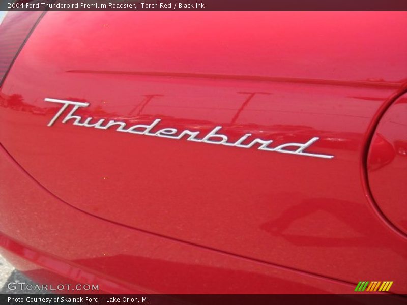 Torch Red / Black Ink 2004 Ford Thunderbird Premium Roadster