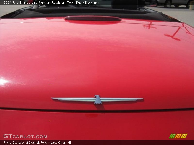 Torch Red / Black Ink 2004 Ford Thunderbird Premium Roadster