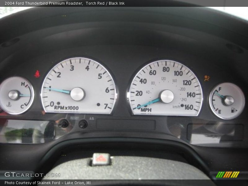 Torch Red / Black Ink 2004 Ford Thunderbird Premium Roadster