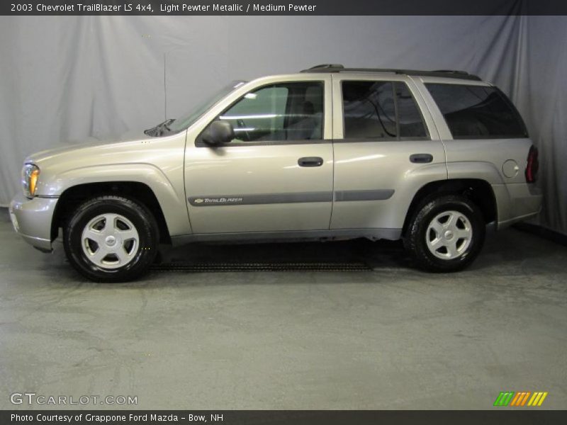 Light Pewter Metallic / Medium Pewter 2003 Chevrolet TrailBlazer LS 4x4