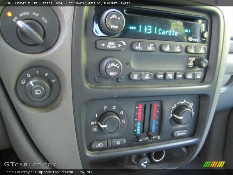 Light Pewter Metallic / Medium Pewter 2003 Chevrolet TrailBlazer LS 4x4
