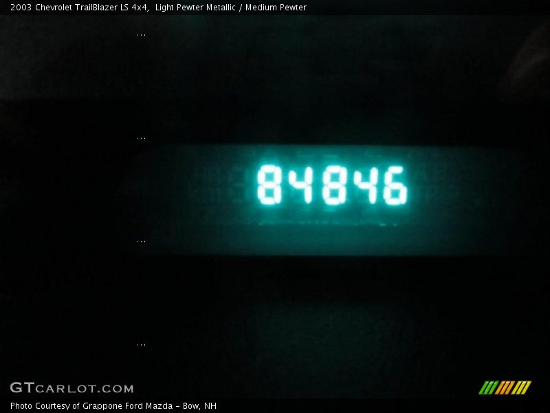 Light Pewter Metallic / Medium Pewter 2003 Chevrolet TrailBlazer LS 4x4