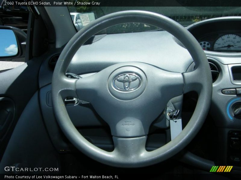 Polar White / Shadow Gray 2003 Toyota ECHO Sedan