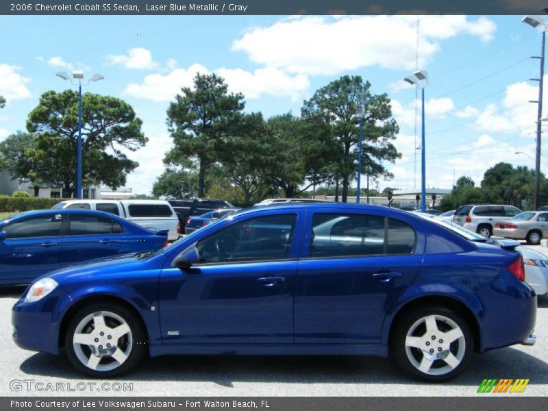 Laser Blue Metallic / Gray 2006 Chevrolet Cobalt SS Sedan