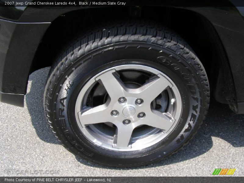Black / Medium Slate Gray 2007 Jeep Grand Cherokee Laredo 4x4