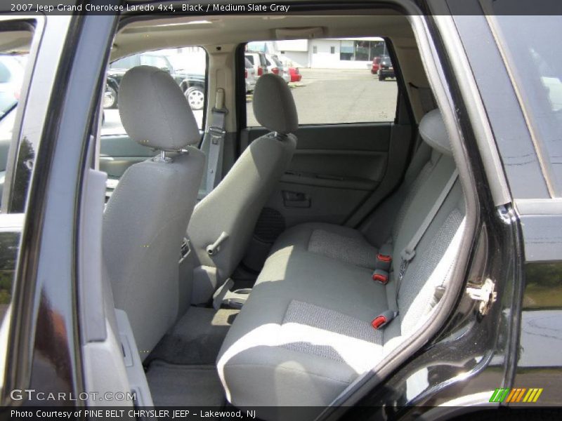 Black / Medium Slate Gray 2007 Jeep Grand Cherokee Laredo 4x4