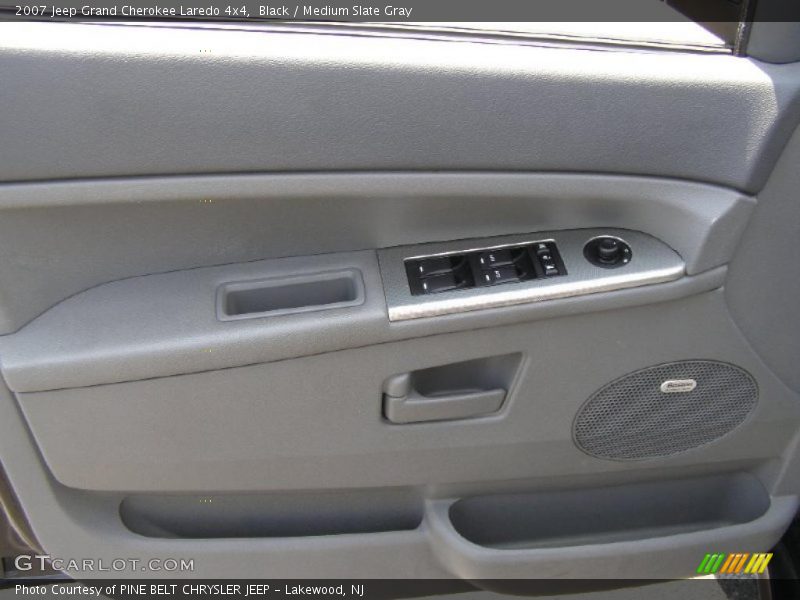 Black / Medium Slate Gray 2007 Jeep Grand Cherokee Laredo 4x4