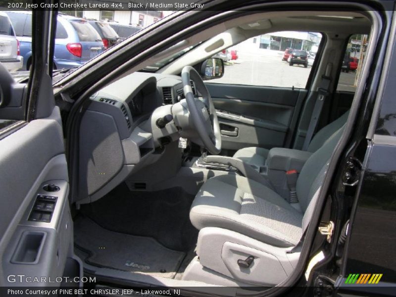 Black / Medium Slate Gray 2007 Jeep Grand Cherokee Laredo 4x4