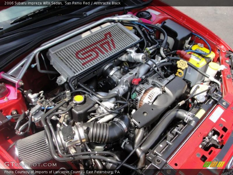 San Remo Red / Anthracite Black 2006 Subaru Impreza WRX Sedan
