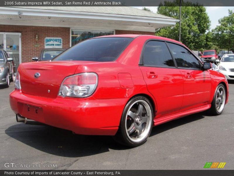San Remo Red / Anthracite Black 2006 Subaru Impreza WRX Sedan
