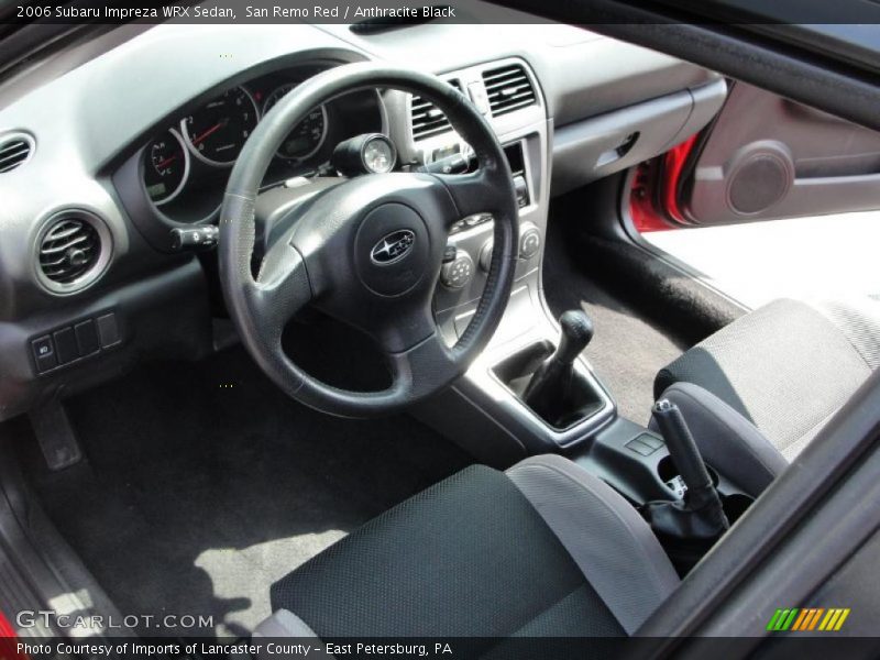 San Remo Red / Anthracite Black 2006 Subaru Impreza WRX Sedan