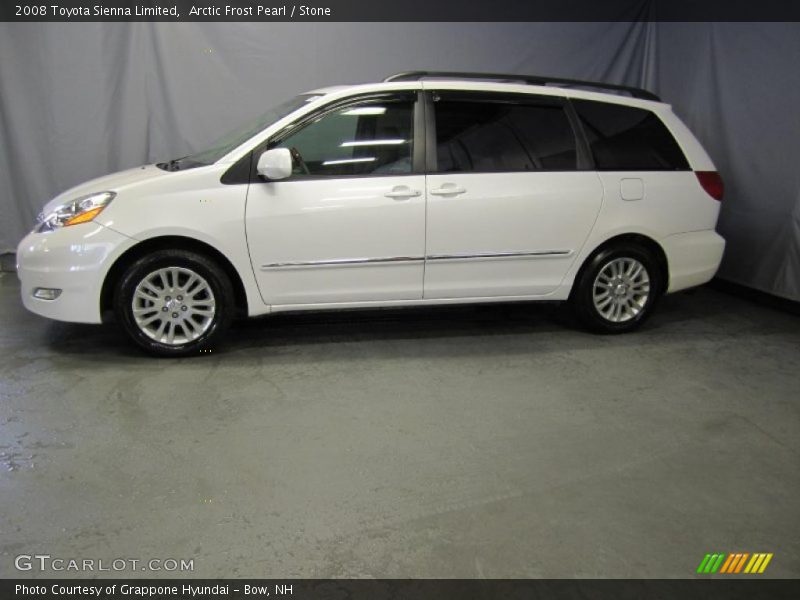 Arctic Frost Pearl / Stone 2008 Toyota Sienna Limited