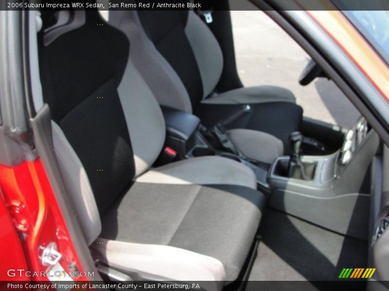 San Remo Red / Anthracite Black 2006 Subaru Impreza WRX Sedan
