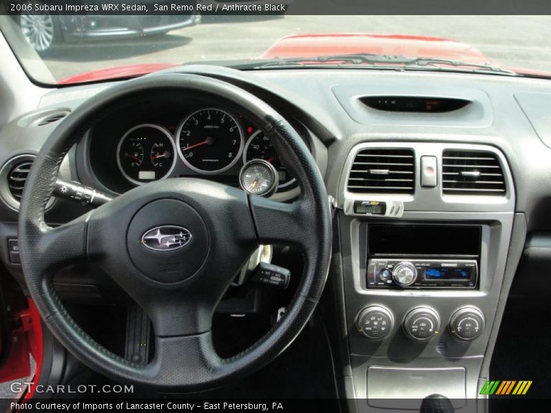 San Remo Red / Anthracite Black 2006 Subaru Impreza WRX Sedan