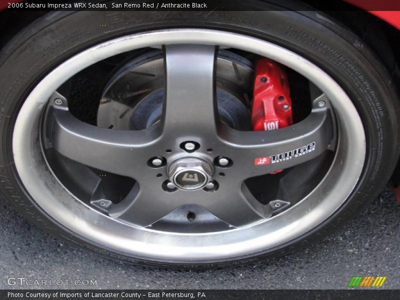 San Remo Red / Anthracite Black 2006 Subaru Impreza WRX Sedan
