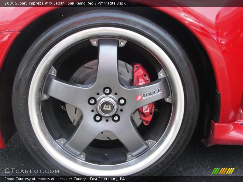 San Remo Red / Anthracite Black 2006 Subaru Impreza WRX Sedan