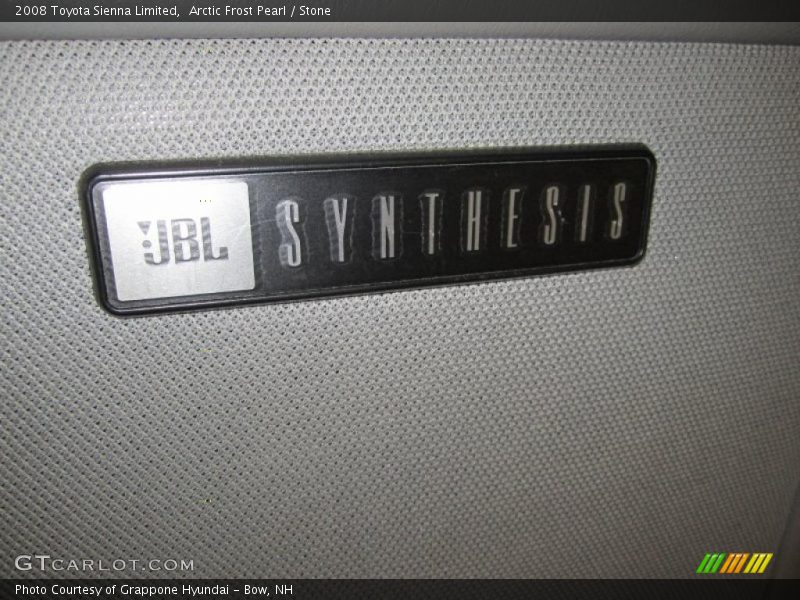 Arctic Frost Pearl / Stone 2008 Toyota Sienna Limited