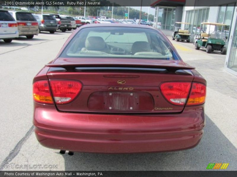 Ruby Red / Neutral 2001 Oldsmobile Alero GLS Sedan