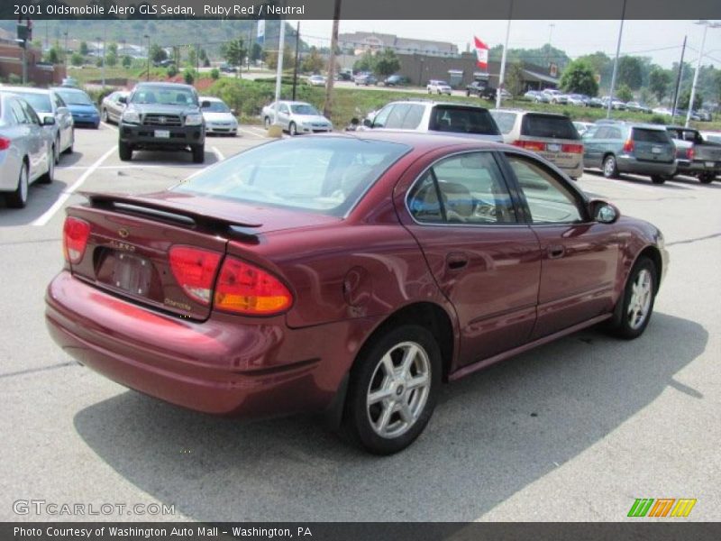 Ruby Red / Neutral 2001 Oldsmobile Alero GLS Sedan