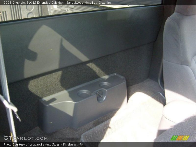 Sandalwood Metallic / Graphite 2003 Chevrolet S10 LS Extended Cab 4x4