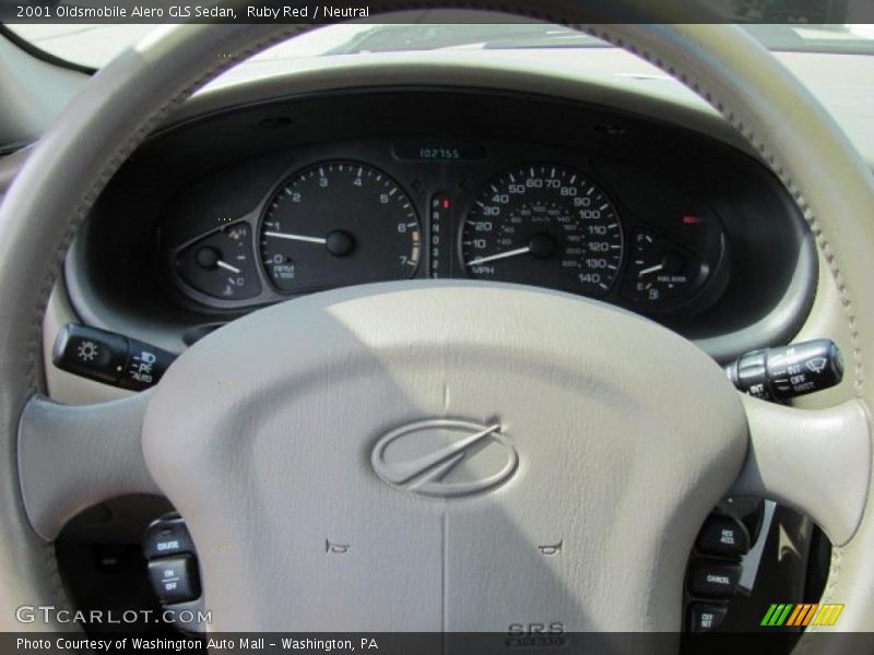 Ruby Red / Neutral 2001 Oldsmobile Alero GLS Sedan