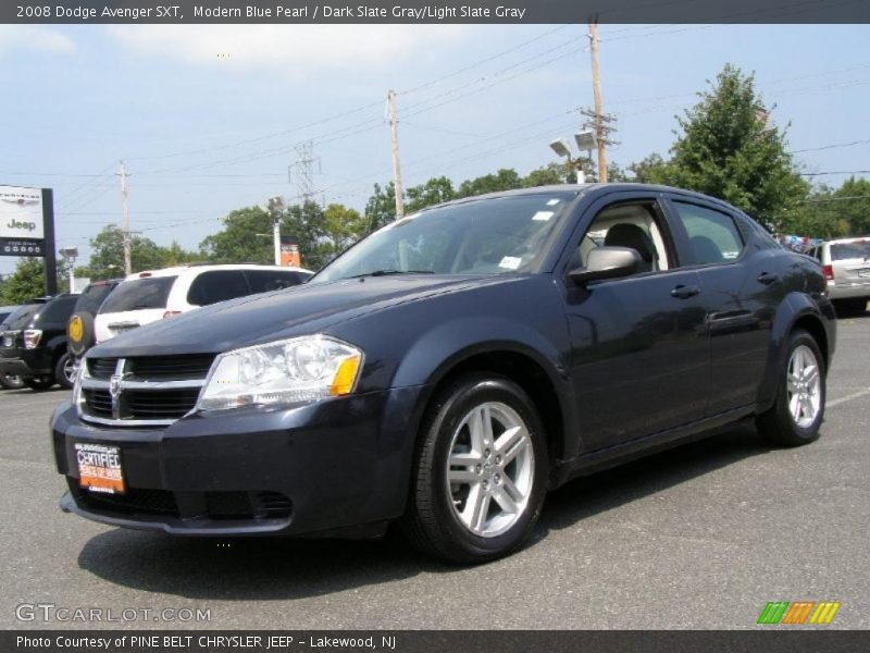 Modern Blue Pearl / Dark Slate Gray/Light Slate Gray 2008 Dodge Avenger SXT