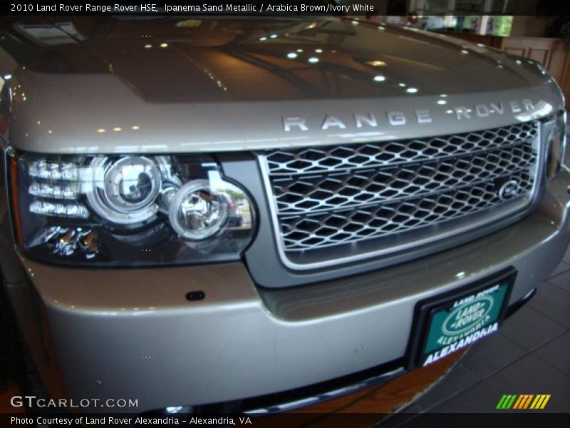 Ipanema Sand Metallic / Arabica Brown/Ivory White 2010 Land Rover Range Rover HSE