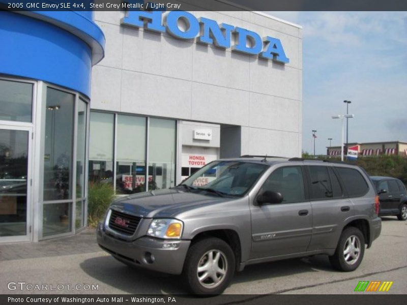 Steel Grey Metallic / Light Gray 2005 GMC Envoy SLE 4x4