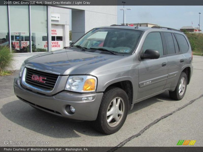 Steel Grey Metallic / Light Gray 2005 GMC Envoy SLE 4x4