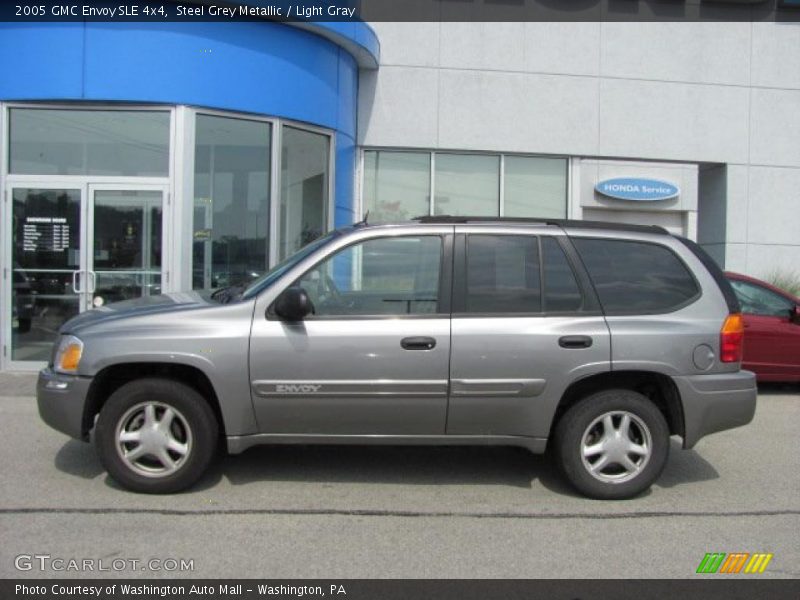 Steel Grey Metallic / Light Gray 2005 GMC Envoy SLE 4x4