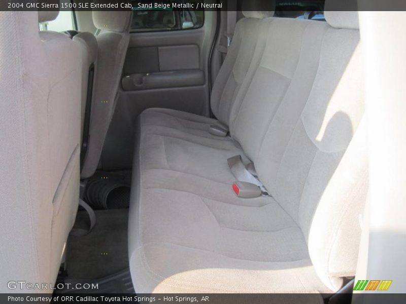 Sand Beige Metallic / Neutral 2004 GMC Sierra 1500 SLE Extended Cab