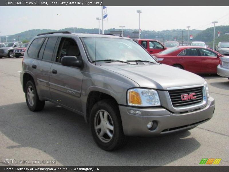 Steel Grey Metallic / Light Gray 2005 GMC Envoy SLE 4x4
