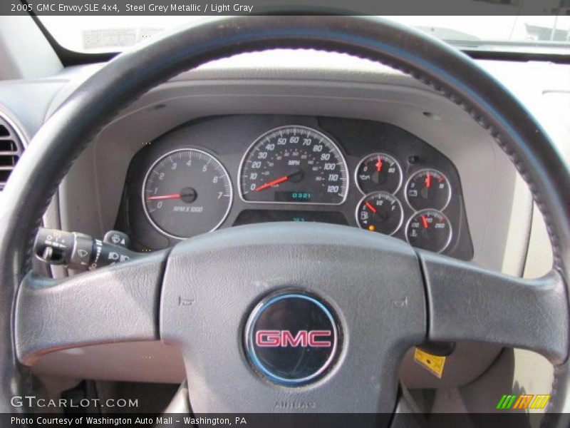 Steel Grey Metallic / Light Gray 2005 GMC Envoy SLE 4x4