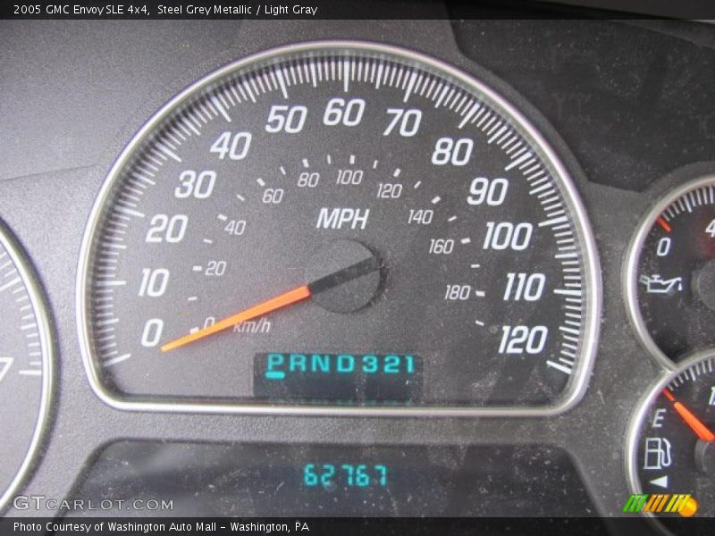 Steel Grey Metallic / Light Gray 2005 GMC Envoy SLE 4x4