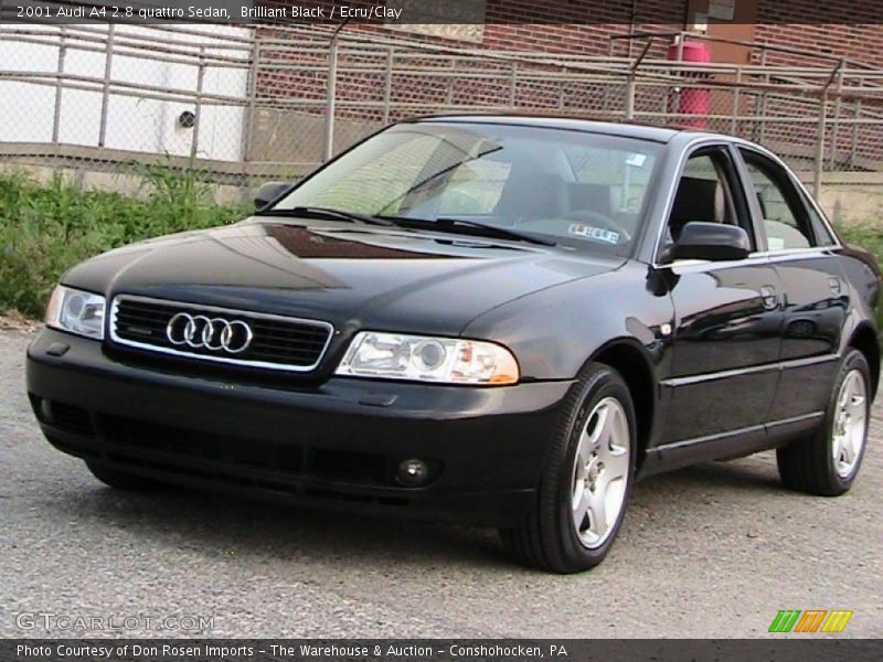 Brilliant Black / Ecru/Clay 2001 Audi A4 2.8 quattro Sedan