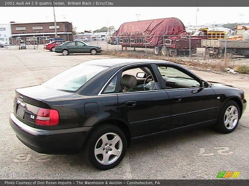 Brilliant Black / Ecru/Clay 2001 Audi A4 2.8 quattro Sedan