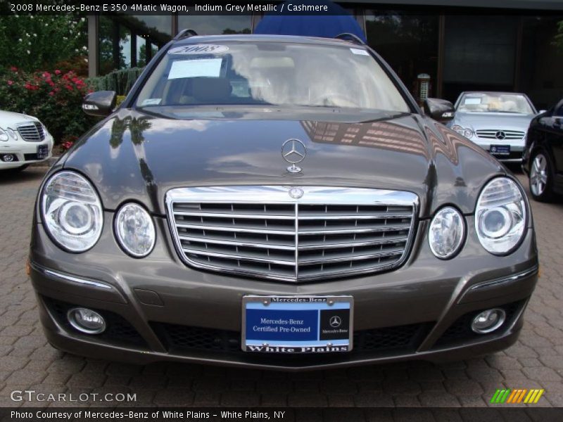 Indium Grey Metallic / Cashmere 2008 Mercedes-Benz E 350 4Matic Wagon
