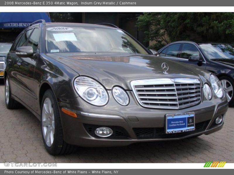 Indium Grey Metallic / Cashmere 2008 Mercedes-Benz E 350 4Matic Wagon