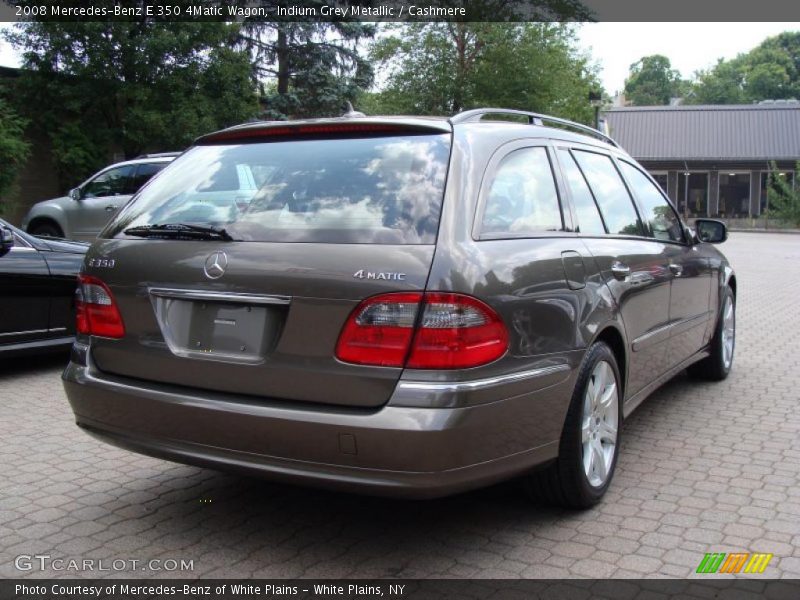 Indium Grey Metallic / Cashmere 2008 Mercedes-Benz E 350 4Matic Wagon