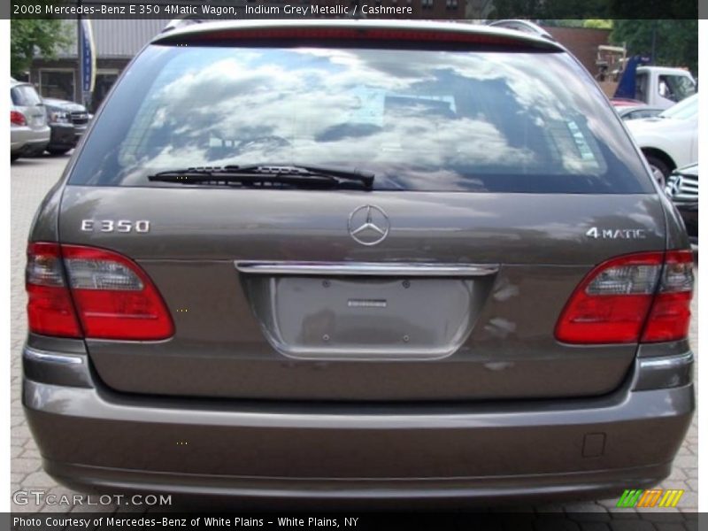 Indium Grey Metallic / Cashmere 2008 Mercedes-Benz E 350 4Matic Wagon