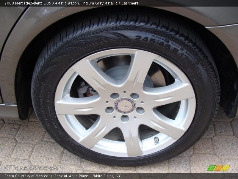 Indium Grey Metallic / Cashmere 2008 Mercedes-Benz E 350 4Matic Wagon