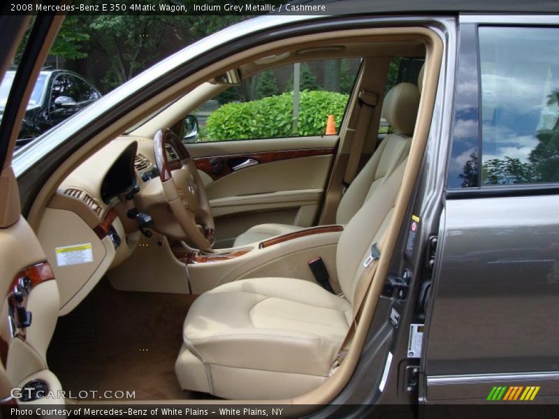 Indium Grey Metallic / Cashmere 2008 Mercedes-Benz E 350 4Matic Wagon