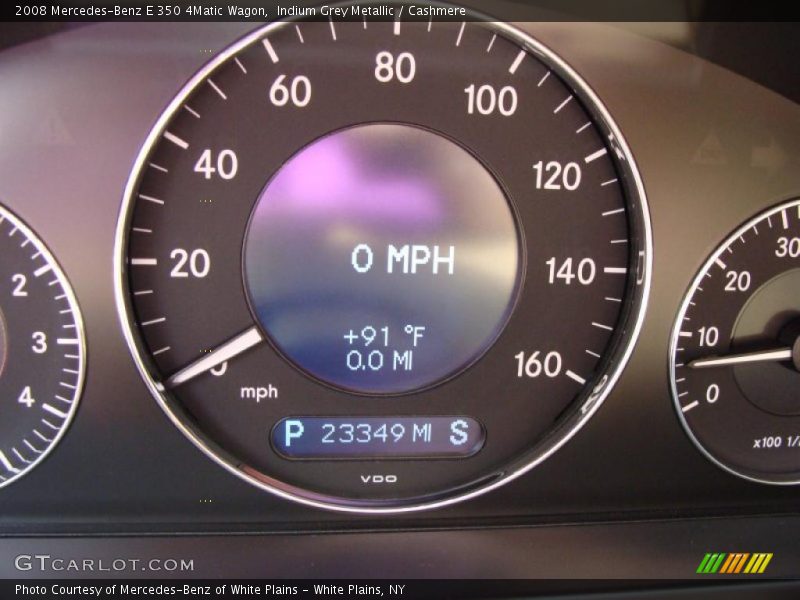 Indium Grey Metallic / Cashmere 2008 Mercedes-Benz E 350 4Matic Wagon