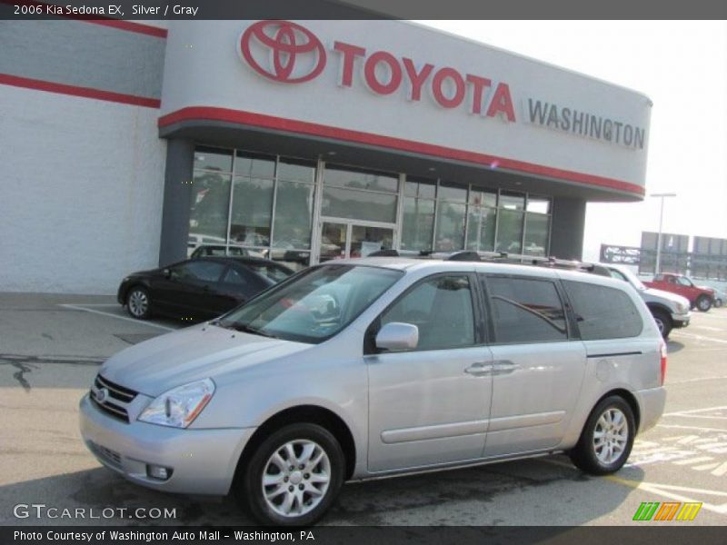 Silver / Gray 2006 Kia Sedona EX