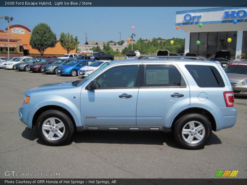 Light Ice Blue / Stone 2008 Ford Escape Hybrid