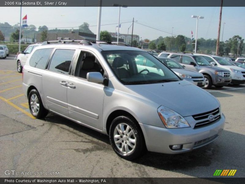 Silver / Gray 2006 Kia Sedona EX