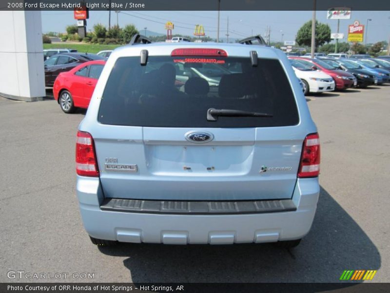 Light Ice Blue / Stone 2008 Ford Escape Hybrid